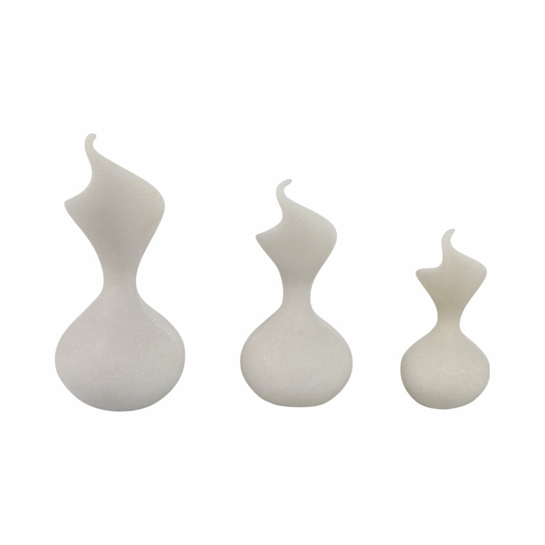 S/3 8/10/12" YPRES QUARTZ RESIN BOTTLES
