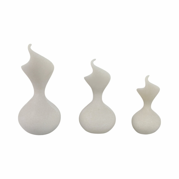 S/3 8/10/12" YPRES QUARTZ RESIN BOTTLES