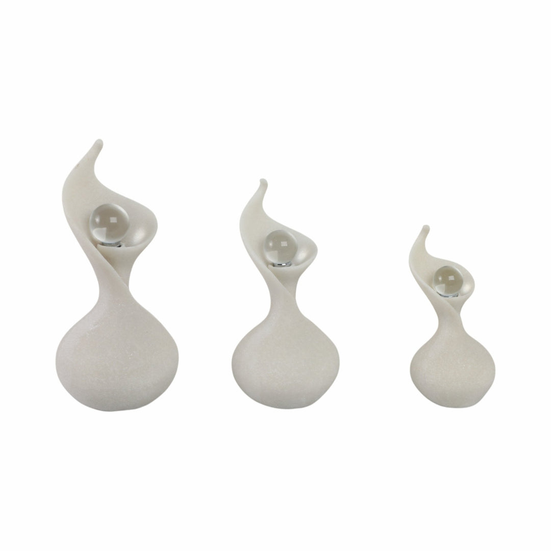 S/3 8/10/12" YPRES QUARTZ RESIN BOTTLES