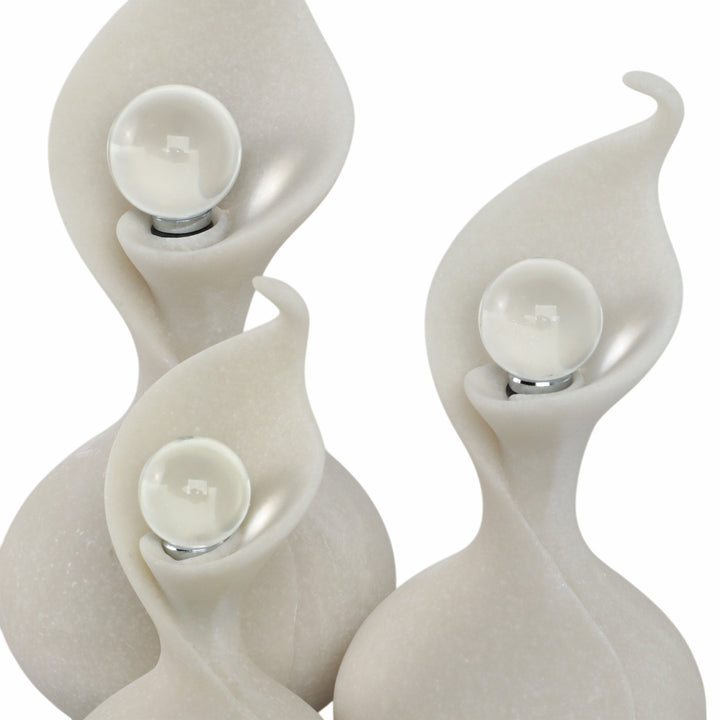 S/3 8/10/12" YPRES QUARTZ RESIN BOTTLES