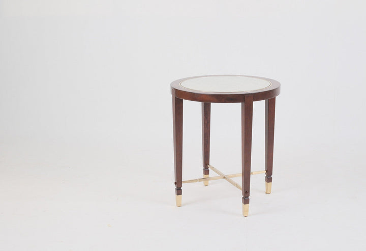 Diwan SILVER ROUND SIDE TABLE