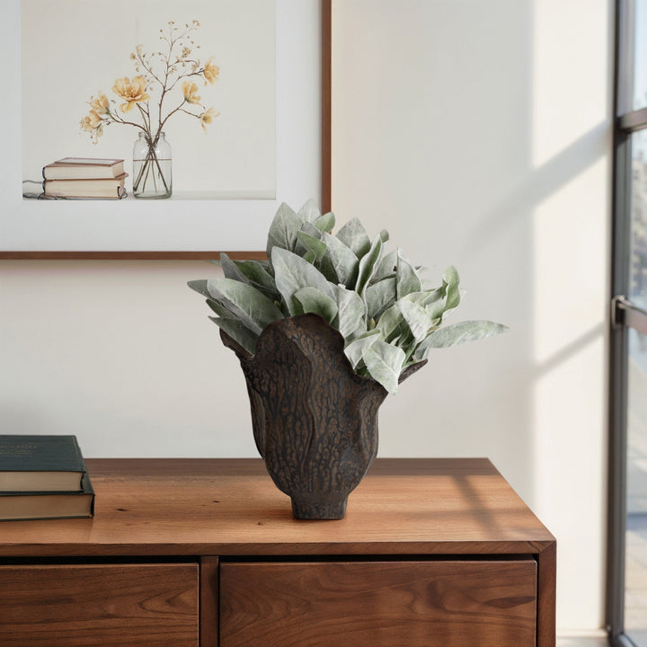 ZALDANA PORCELAIN VASE, RUST