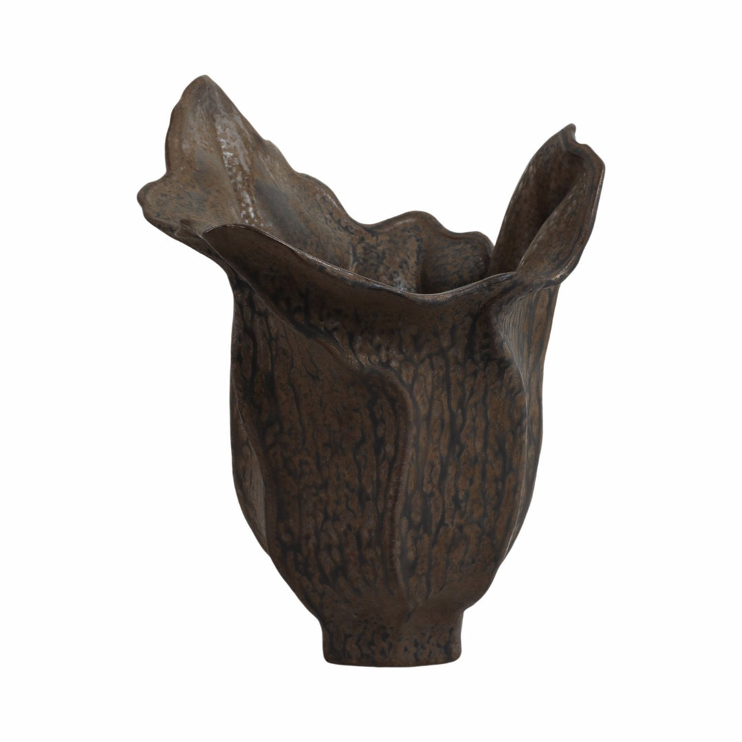 ZALDANA PORCELAIN VASE, RUST