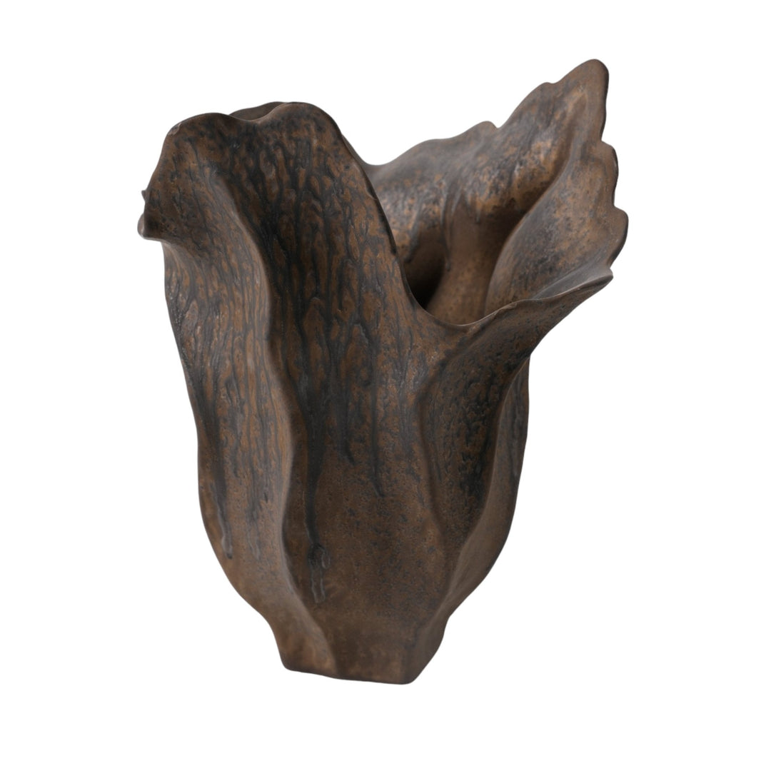 ZALDANA PORCELAIN VASE, RUST