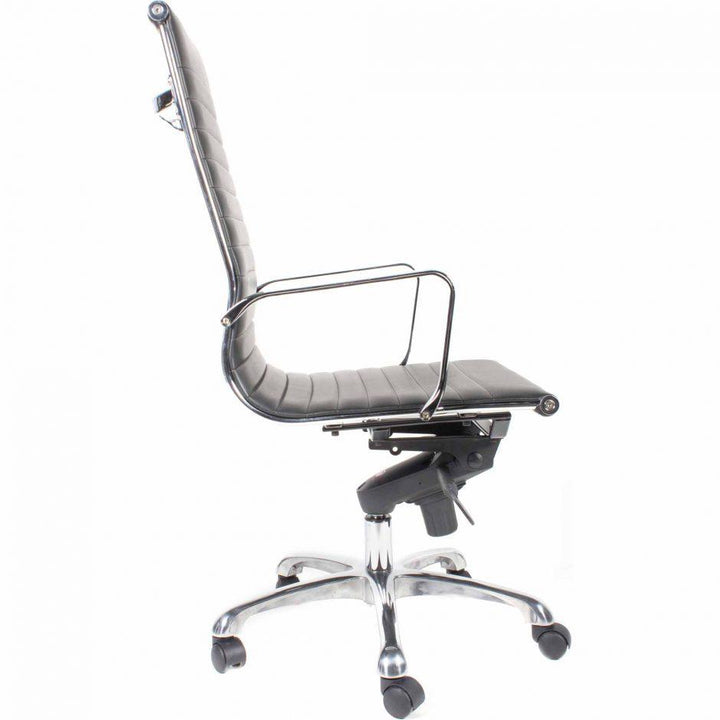 Omega Swivel Office Chair High Back Black