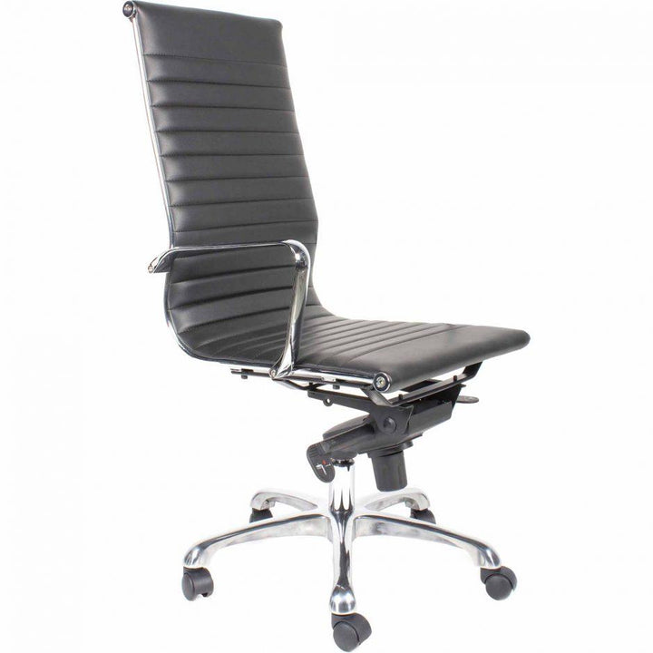 Omega Swivel Office Chair High Back Black