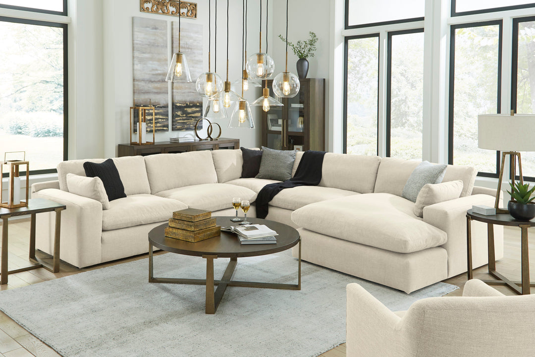 Elyza 5-Piece Sectional with RAF Chaise