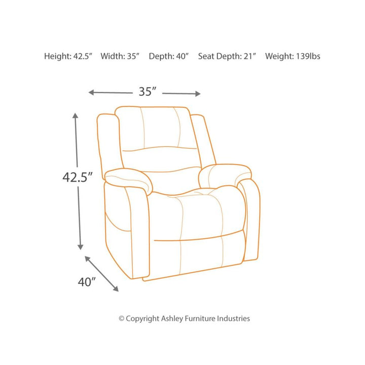 Yandel Power Lift Recliner - Al Rugaib Furniture (4647809646688)