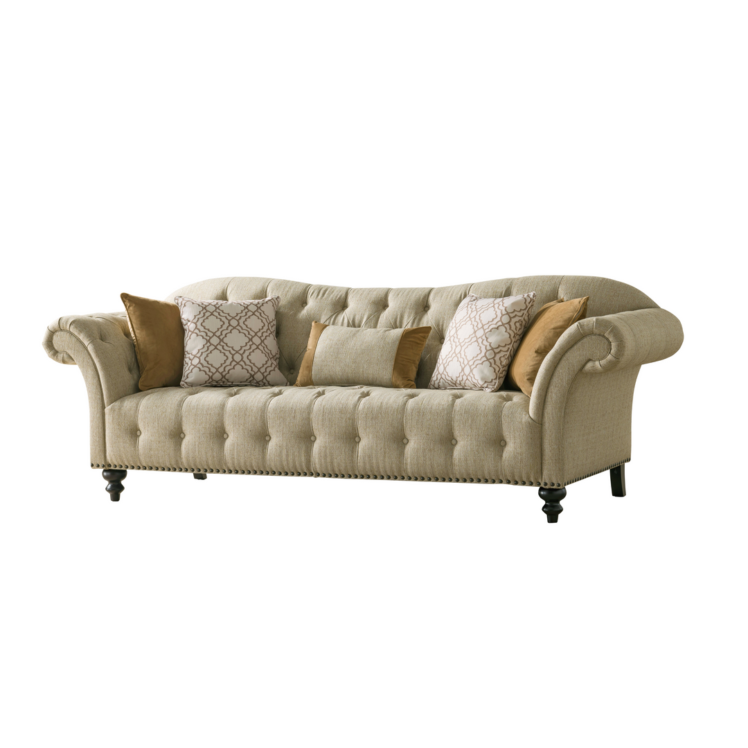 Classic Honey Sofa Set