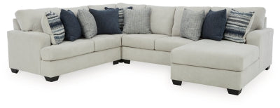 Lowder 4-Piece Sectional with Chaise