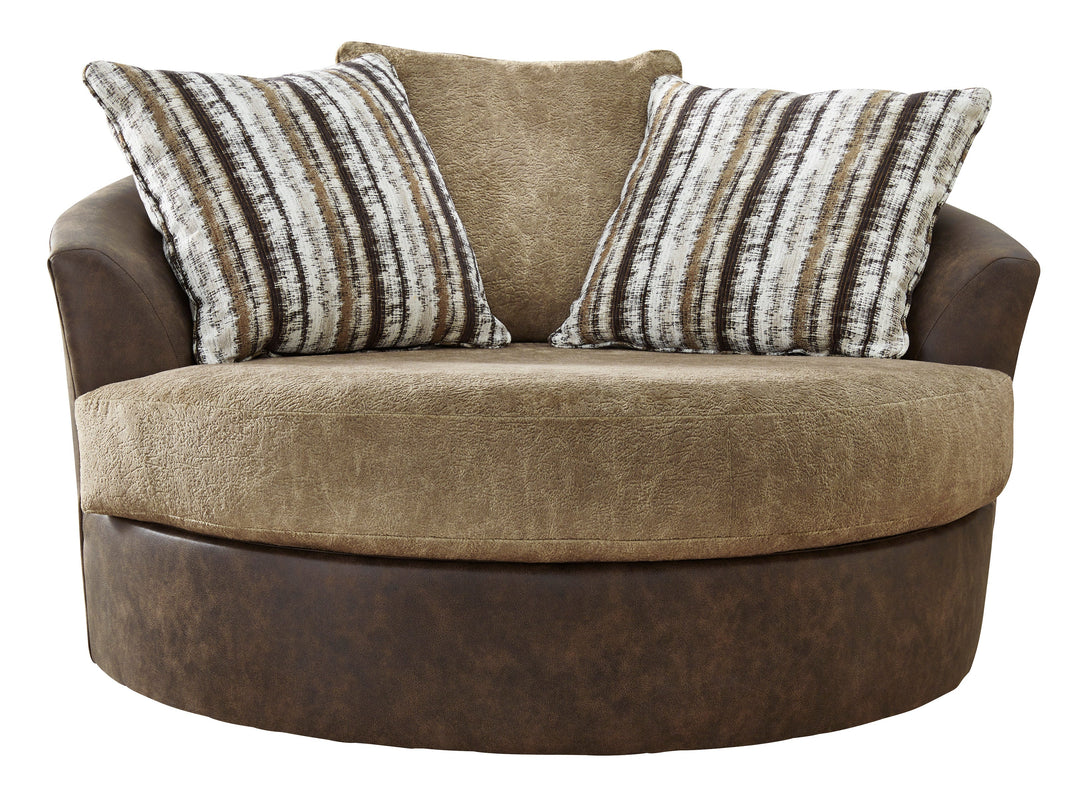 Alesbury Oversized Swivel Accent Chair (6646092300384)
