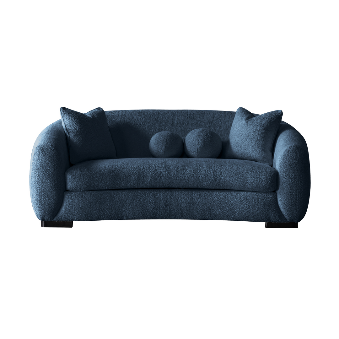 Bouclé Loveseat