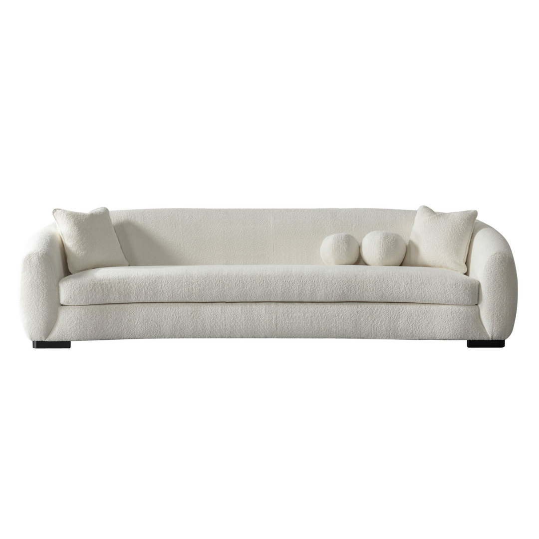 Bouclé 4 Seater Sofa