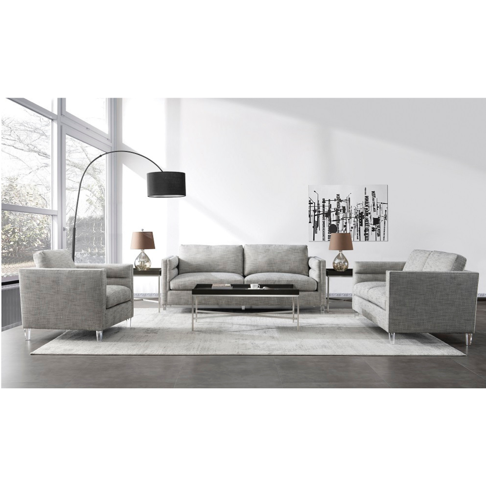 Grey Cloud Loveseat