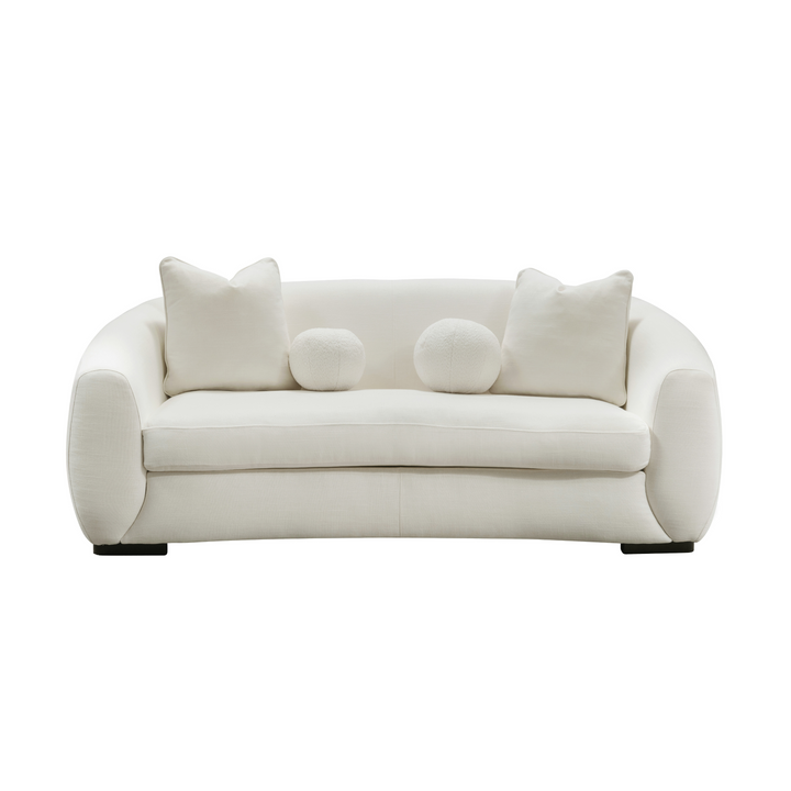 Boucle Linen Loveseat