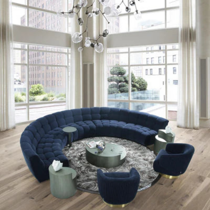 Admiral Navy 3-piece Sectional