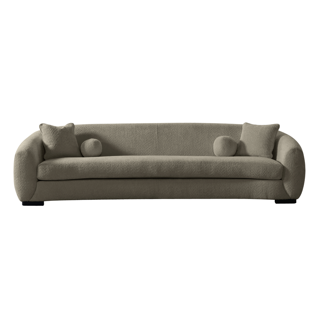 Bouclé 4 Seater Sofa