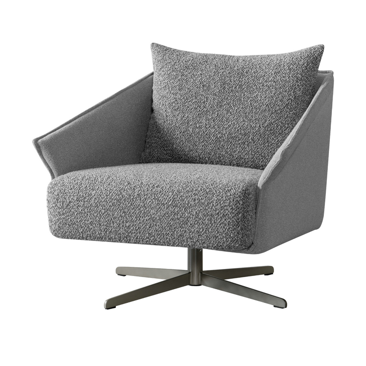 Ahad Grey Boucle 1 Seater