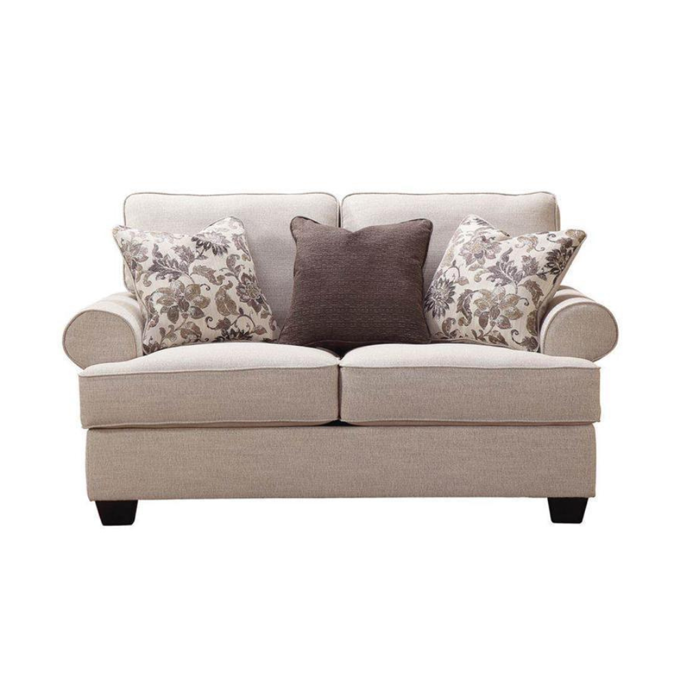 Alissa Grand Beige Loveseat