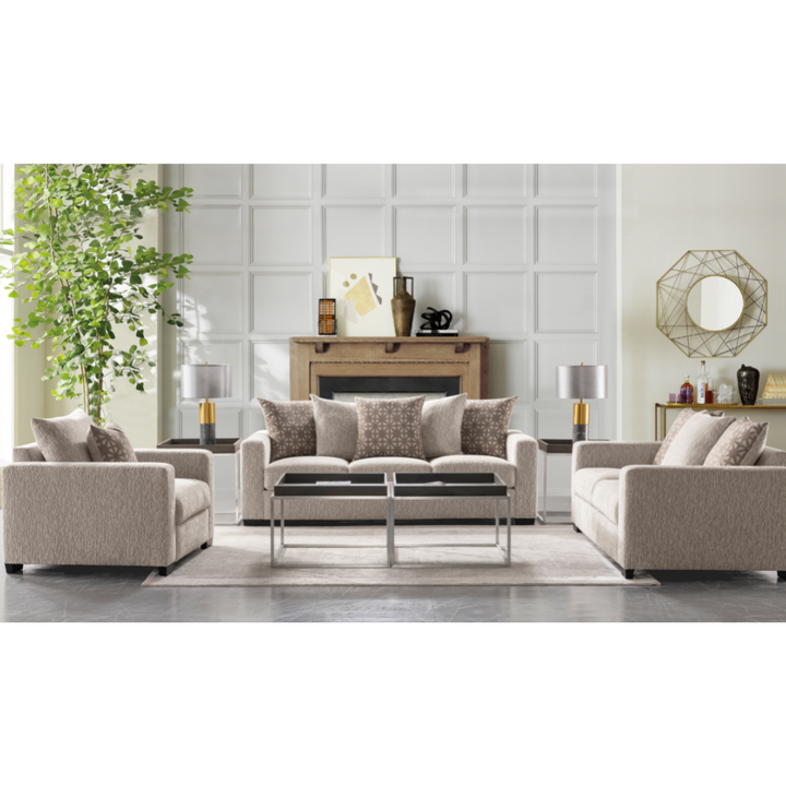 Stars Beige Loveseat