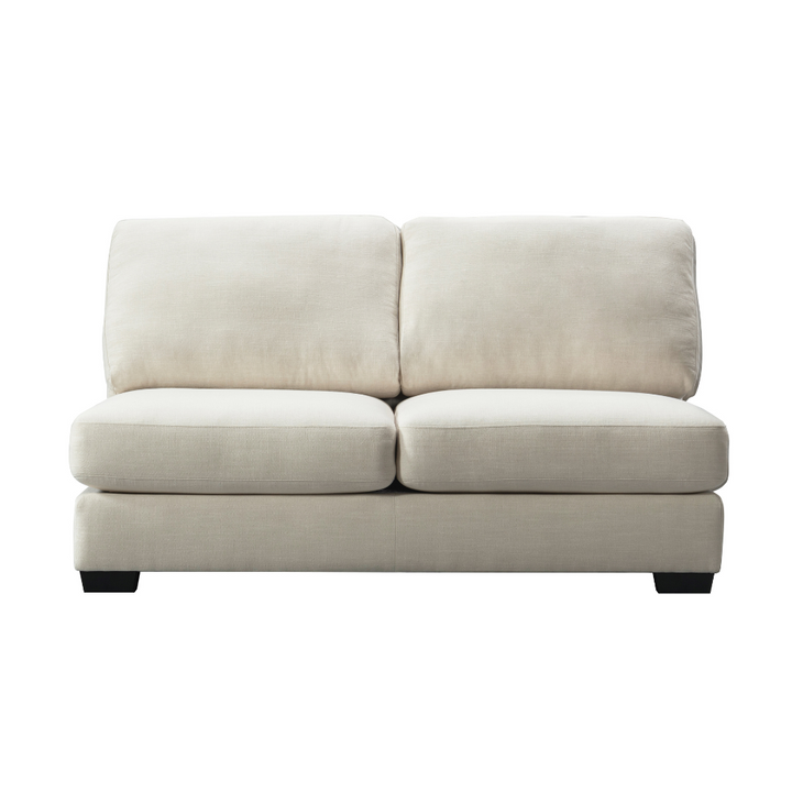 Scott Oat Armless Loveseat