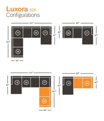 Luxora Sectional Set (6578120622176)