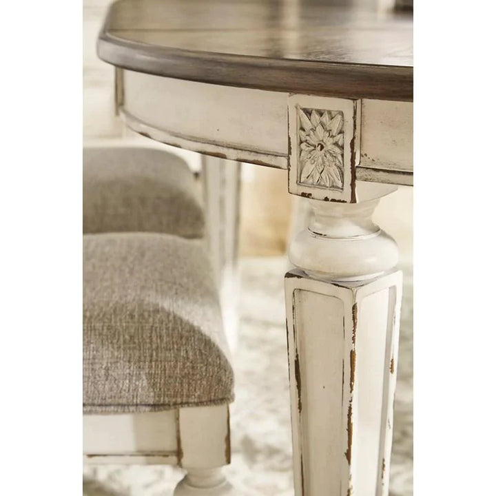 Realyn Dining Table with 6 Chairs