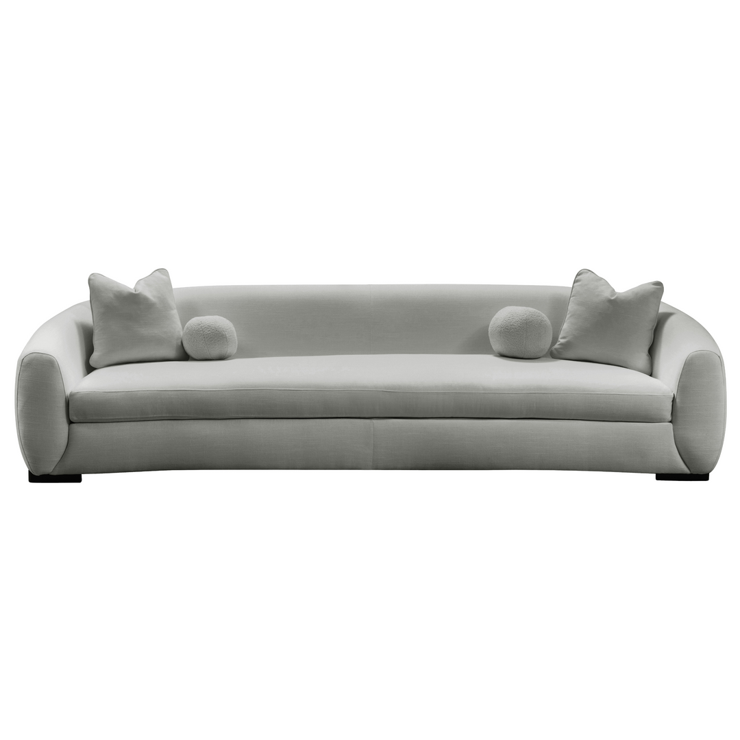 Boucle Linen 5 Seater Sofa