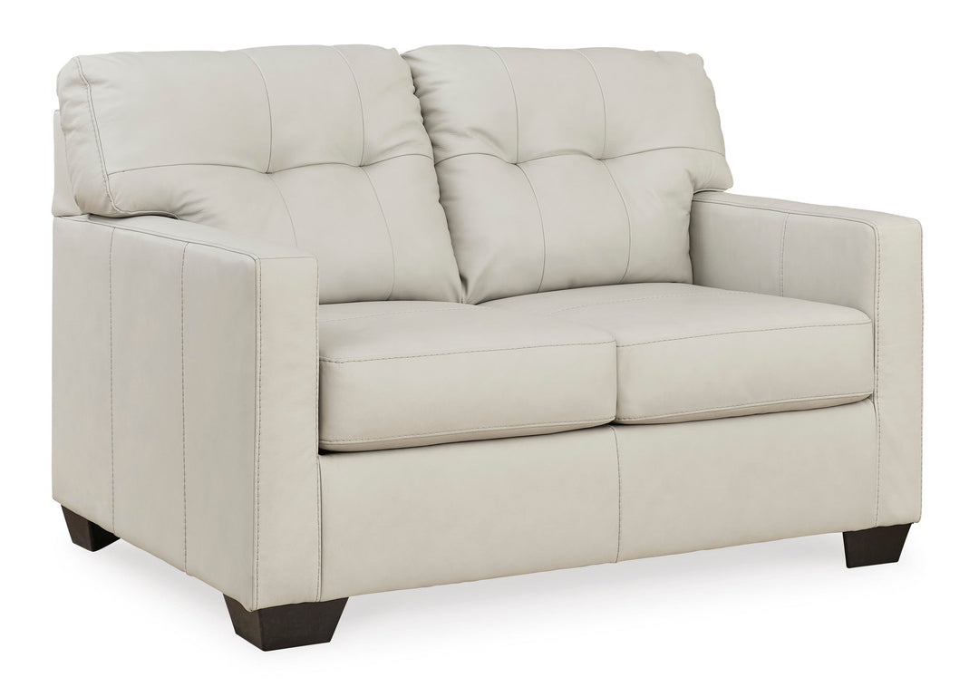 Belziani White Sofa Set