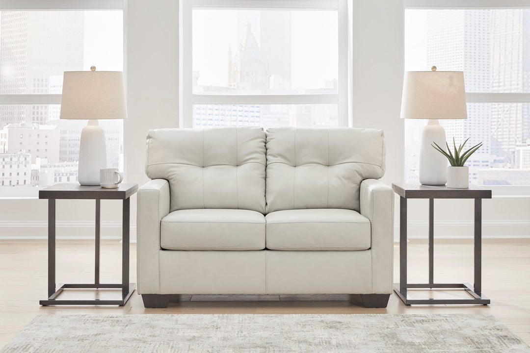 Belziani White Sofa Set