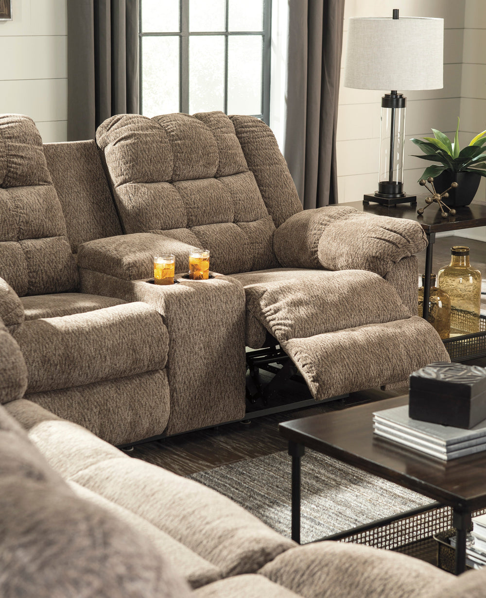 RECLINING SOFA (6621665984608)