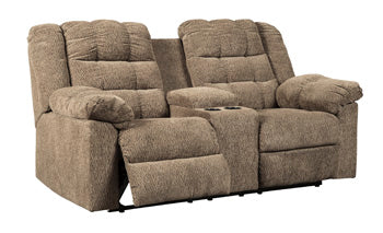 DBL REC LOVESEAT W/CONSOLE