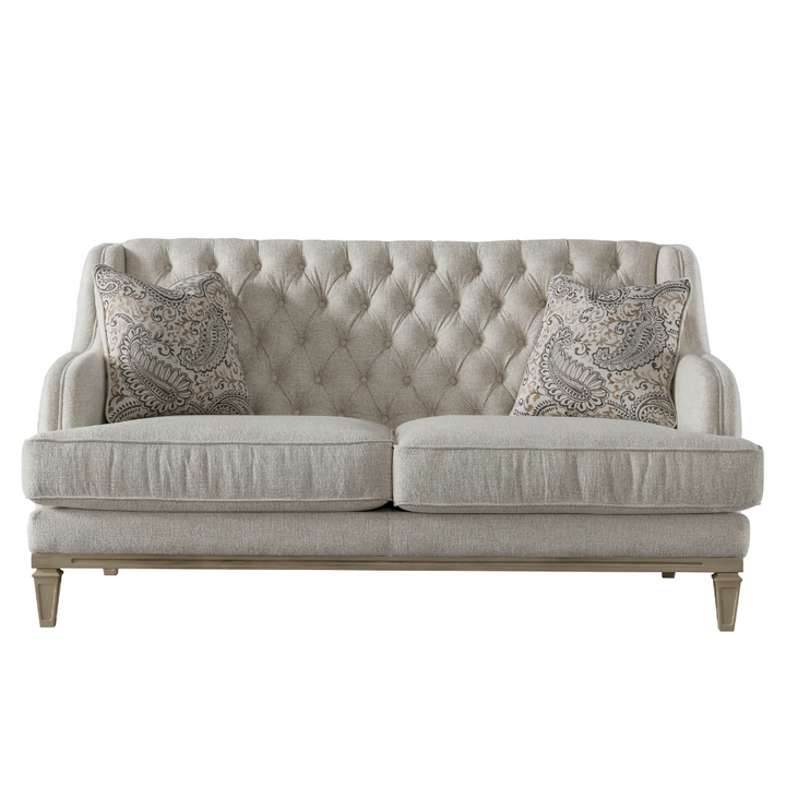 Ella Beige Loveseat