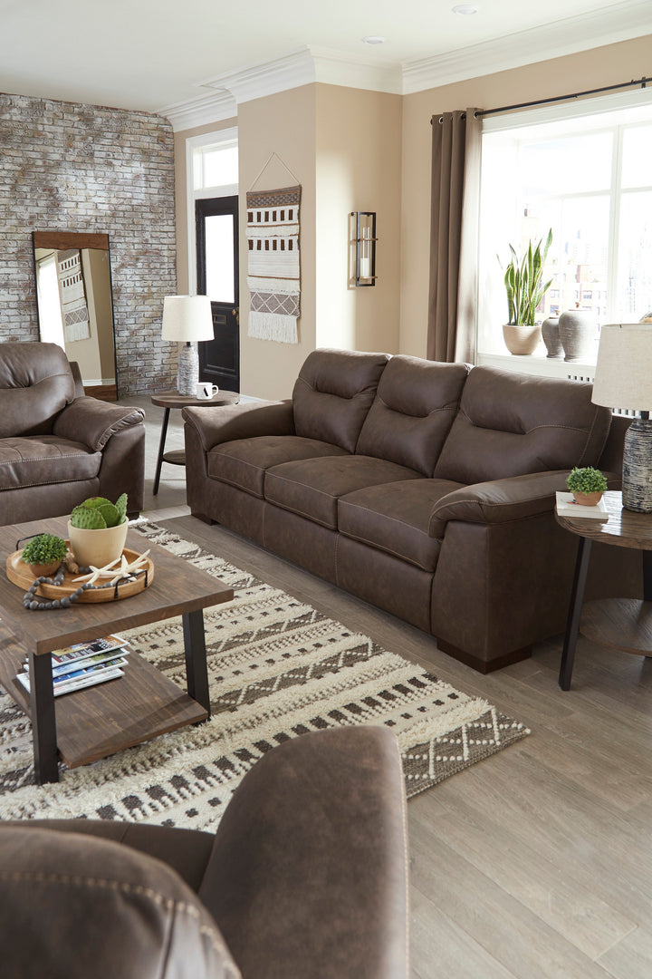 Maderla Brown Sofa Set