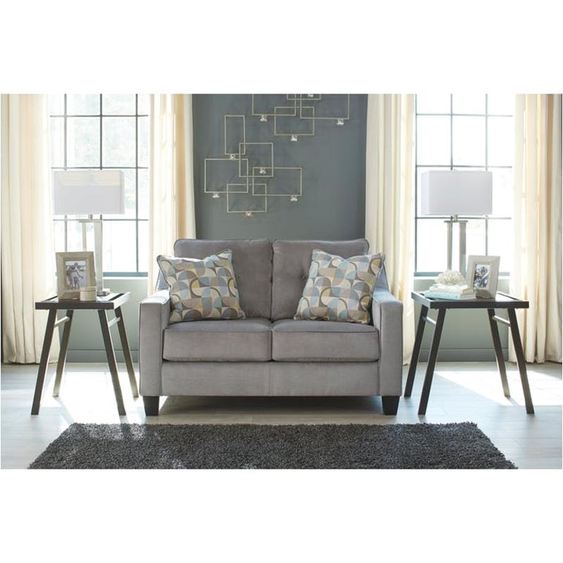 Smoke Loveseat - Al Rugaib Furniture (4717568393312)