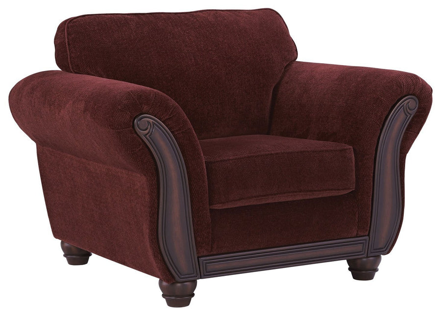 Burgundy Chair - Al Rugaib Furniture (4340580057184)