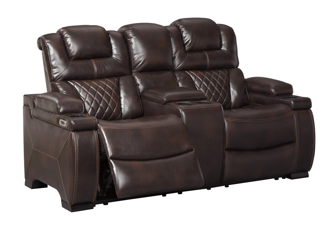 Warnerton Power Reclining Loveseat with Console (6621744234592)