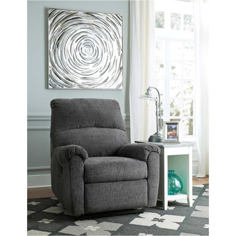 Charcoal Power Recliner - Al Rugaib Furniture (4654809350240)