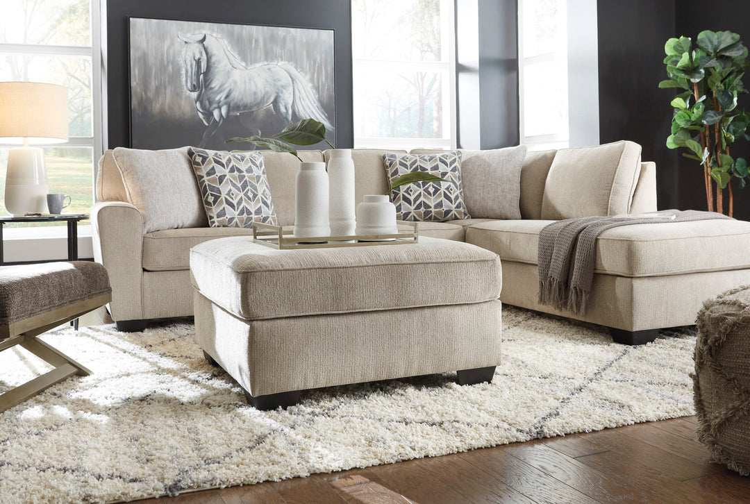 Oversized Accent Ottoman