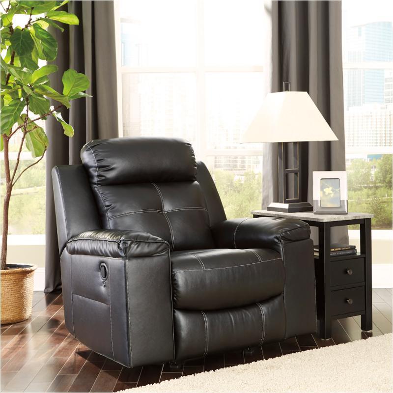 Black Rocker Recliner - Al Rugaib Furniture (4654838743136)