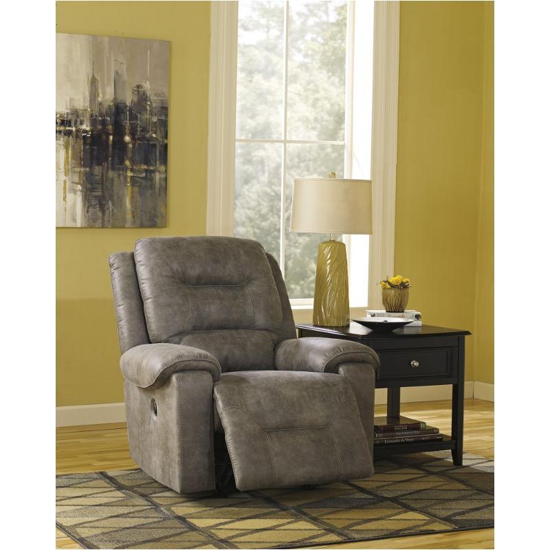 Smoke Rocker Recliner - Al Rugaib Furniture (4654840807520)