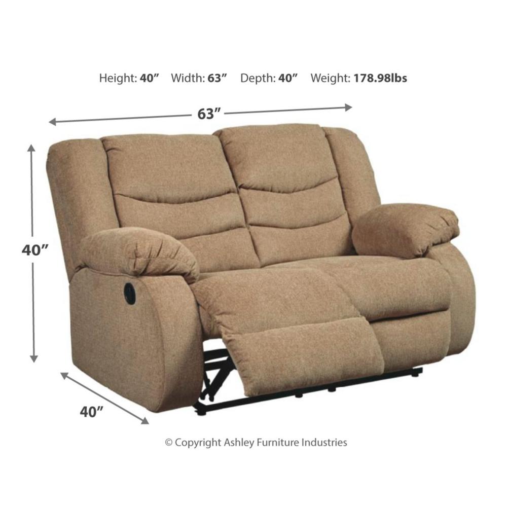 Tulen Recliner Loveseat - Al Rugaib Furniture (2182931644512)