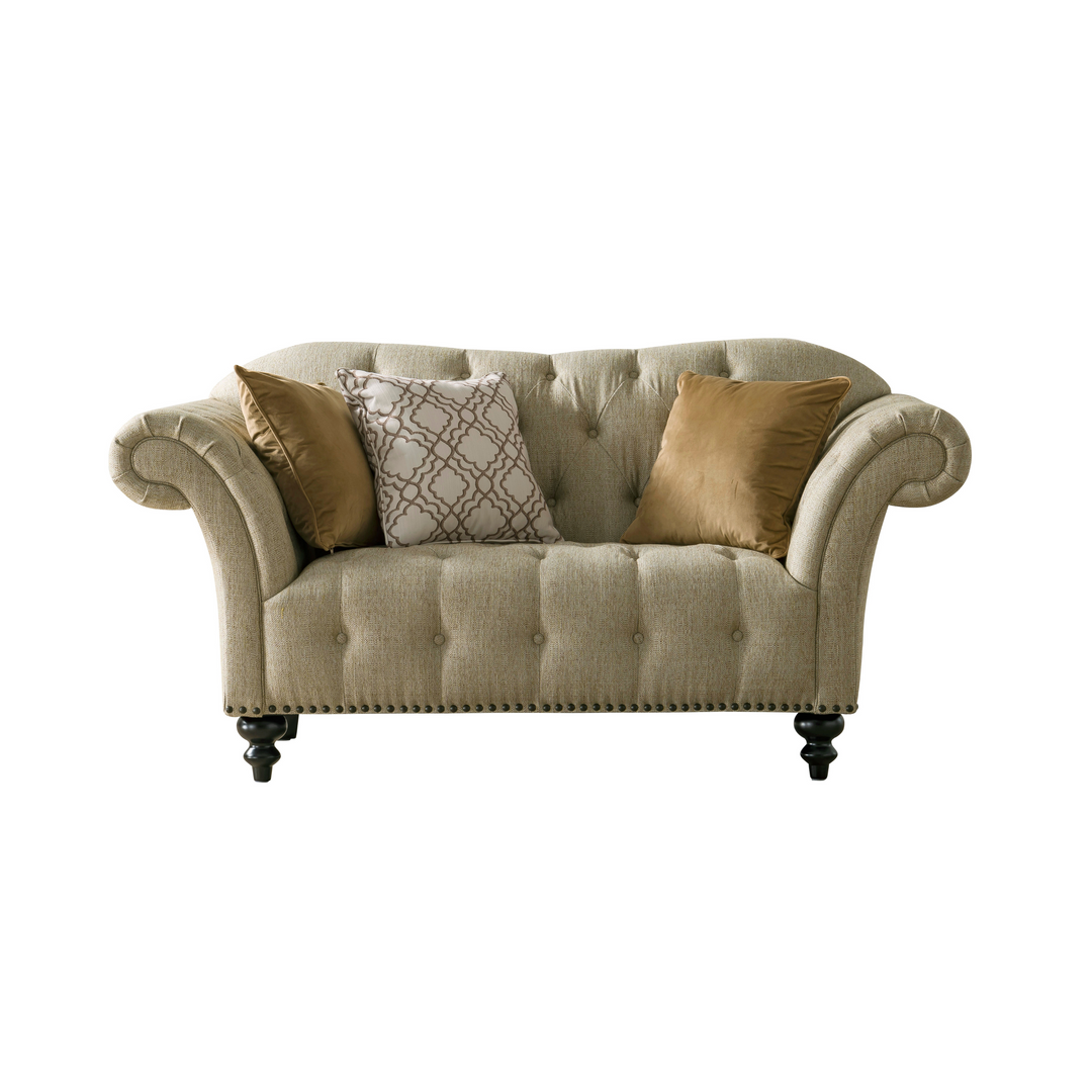 Classic Honey 2 Seater Loveseat