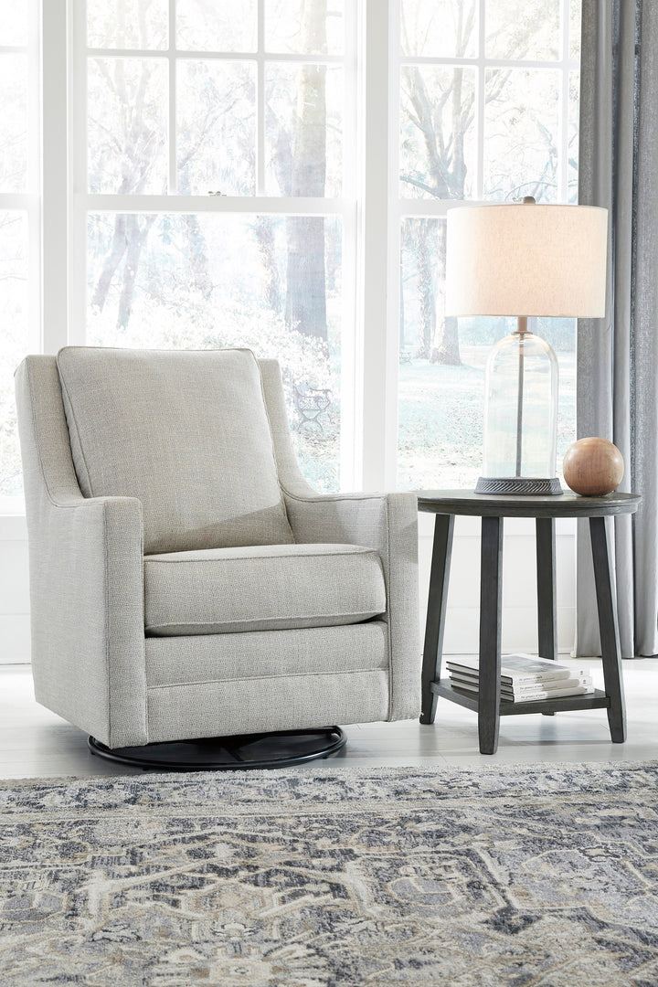 SWIVEL GLIDER ACCENT CHAIR (6565372297312)