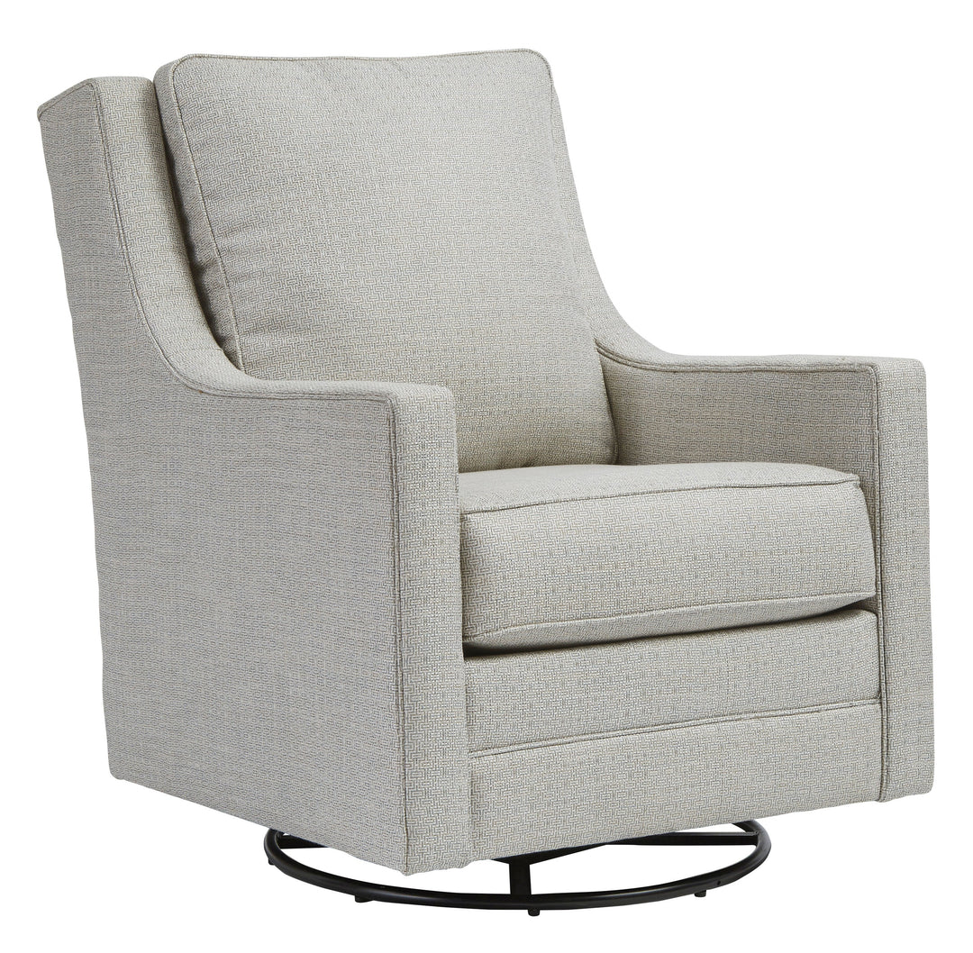 SWIVEL GLIDER ACCENT CHAIR (6565372297312)