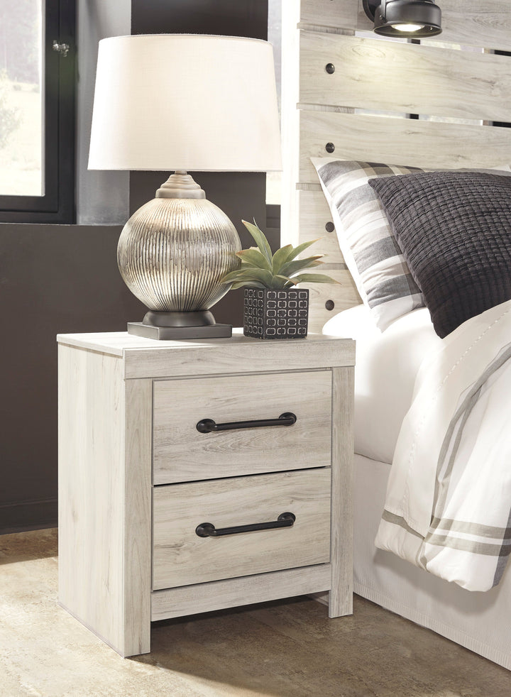 TWO DRAWER NIGHT STAND (6621797417056)