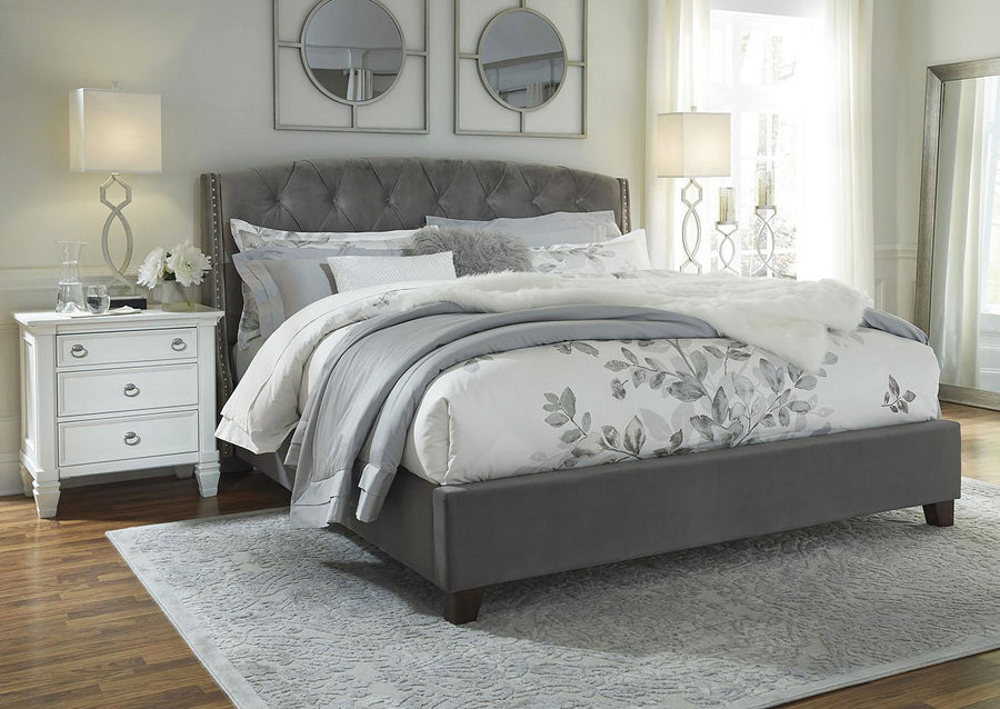 Kasidon King Tufted Bed (6623087525984)