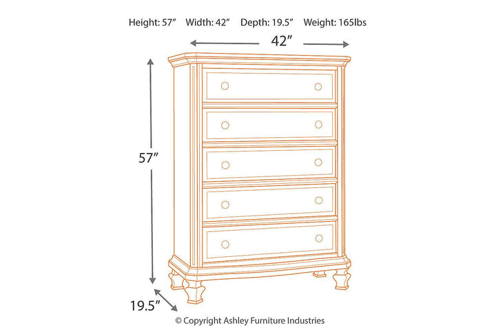 Demarlos Chest of Drawers - Al Rugaib Furniture (1323096473696)