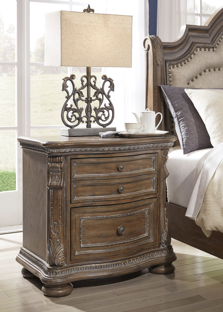 TWO DRAWER NIGHT STAND (6621700718688)