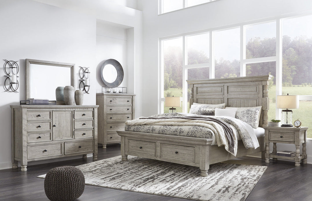 King Bedroom Set No Chest (6592025133152)